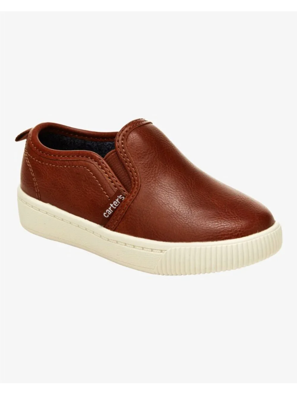 Toddler Faux Leather Casual Sneakers